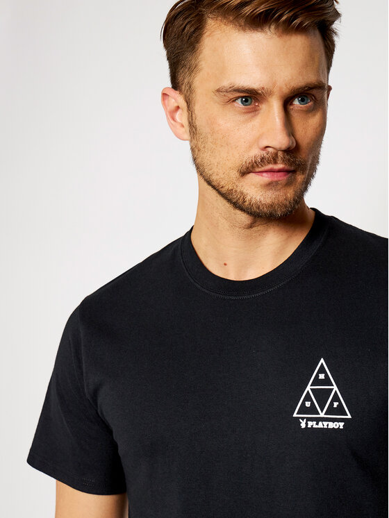 HUF HUF Marškinėliai PLAYBOY Playmate TS01462 Juoda Regular Fit