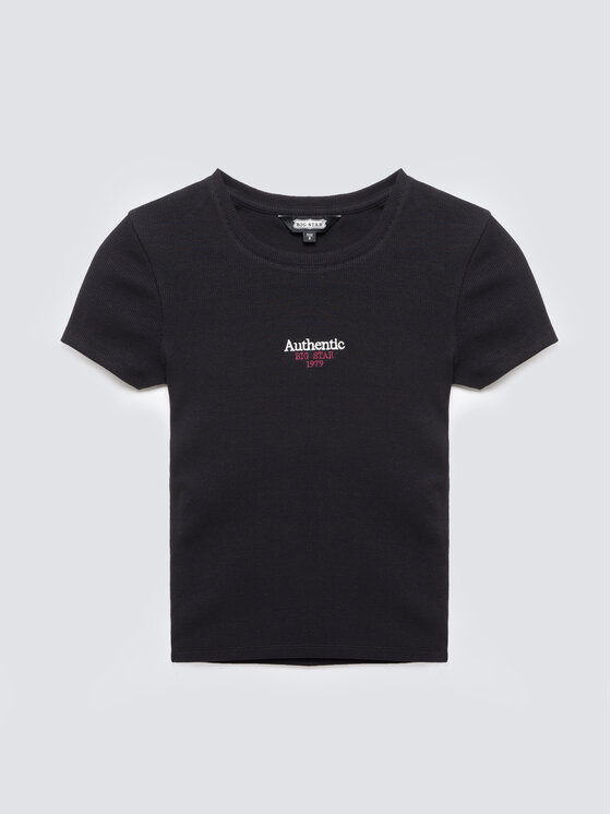 BIG STAR BIG STAR T-Shirt CLARSA Czarny Slim Fit