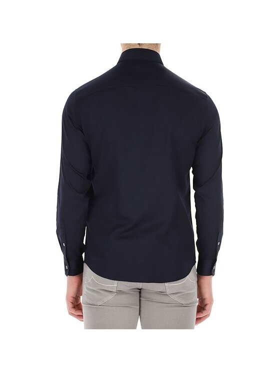 Emporio Armani Emporio Armani Košile 3L1CD4 1NBNZ Tmavomodrá Regular Fit