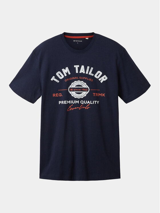 Tom Tailor Tom Tailor T-Shirt 1037735 Tmavomodrá Regular Fit