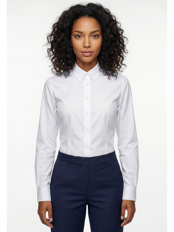 Pako Lorente Pako Lorente Koszula B00B0-1X-K01 Biały Slim Fit