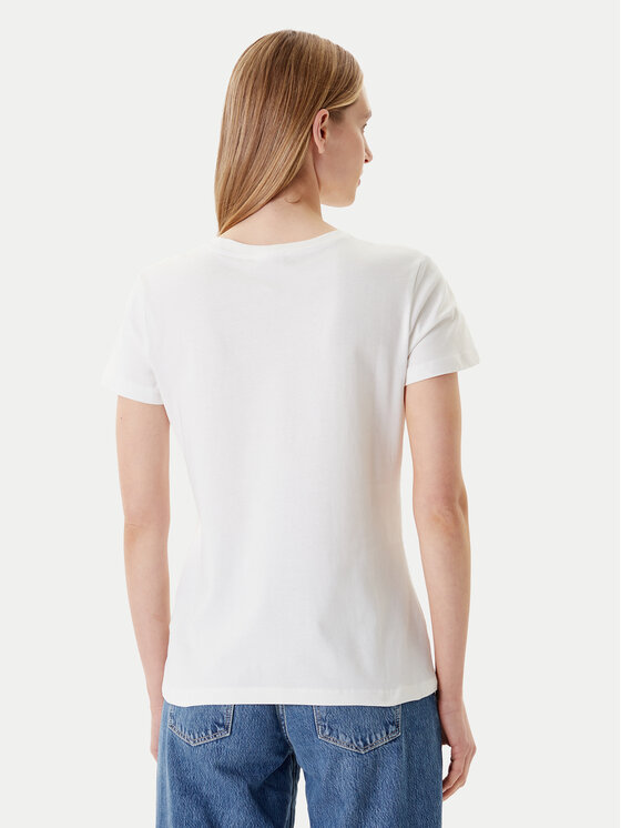 Guess Guess Tričko V5YI03 I3Z14 Biela Regular Fit
