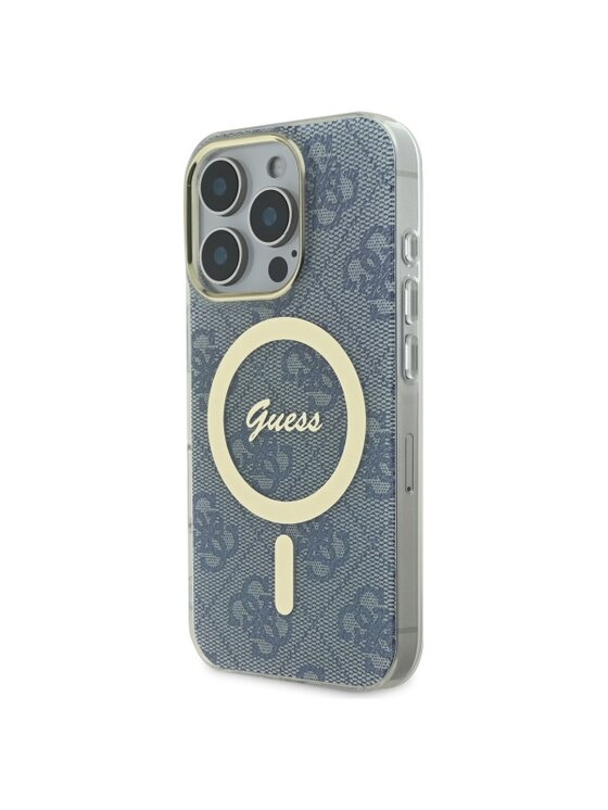 Etui na telefon Guess, Niebieskie, iPhone 16 Pro