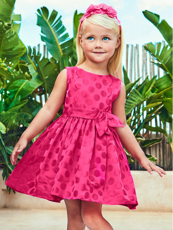 Mayoral Mayoral Elegantne kleit 3918 Roosa Regular Fit