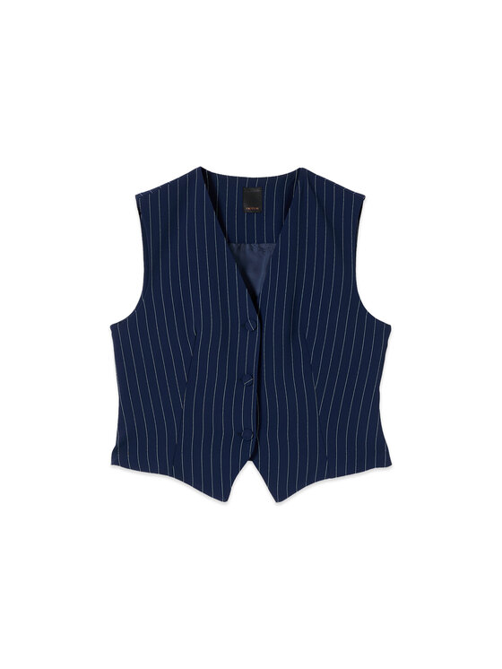 Oltre Oltre Płaszcz zimowy L051R000116N0Z4 Niebieski A-Line Fit