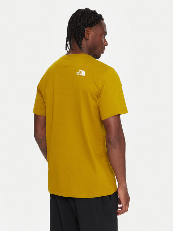 The North Face The North Face Majica Simple Dome NF0A87NG Rumena Regular Fit