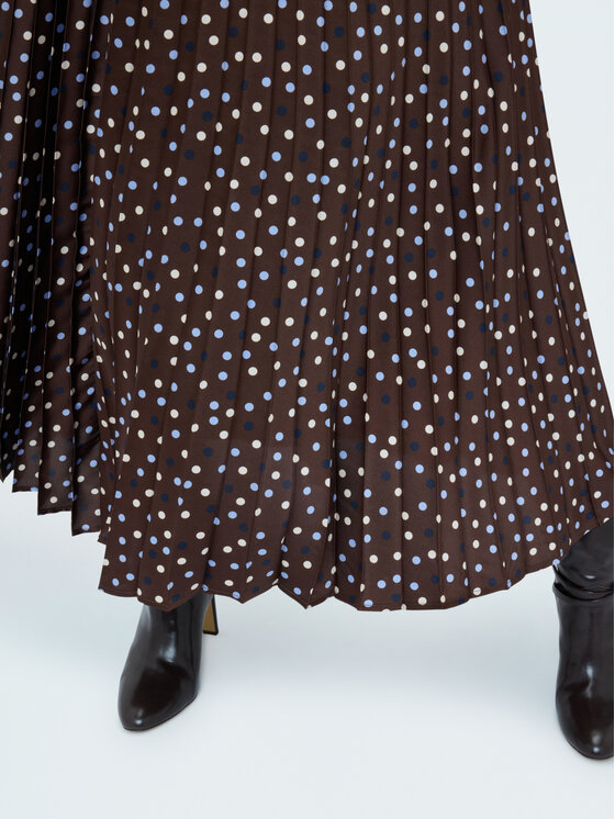 Fiorella Rubino Fiorella Rubino Gonna maxi 1011L000533N0Z2 Marrone A-Line Fit