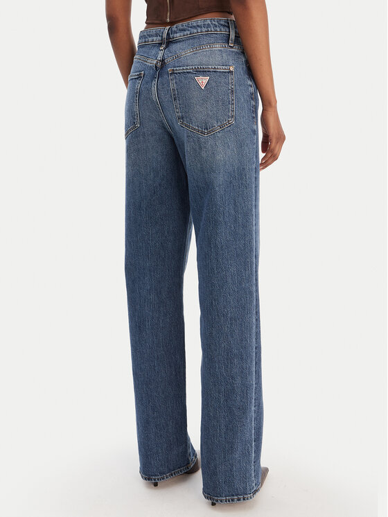 Guess Guess Jeans hlače W6RA3A D4K30 Modra