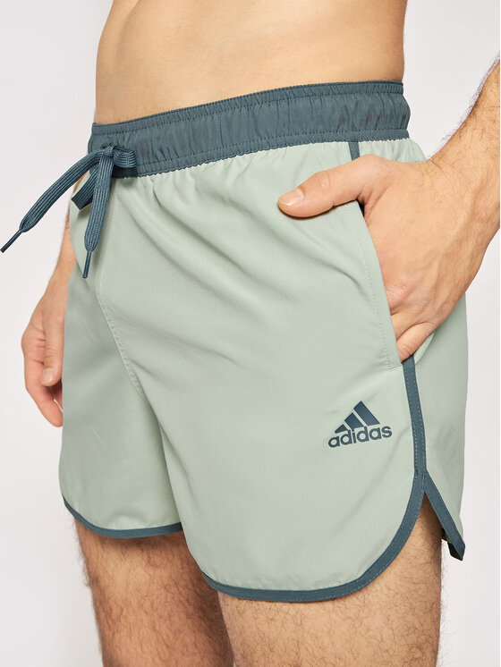 adidas Badeshorts Split Clx GQ1079 Grun Regular Fit Modivo