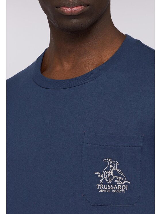 Trussardi Trussardi T-shirt G0298000053N034 Celeste Regular Fit