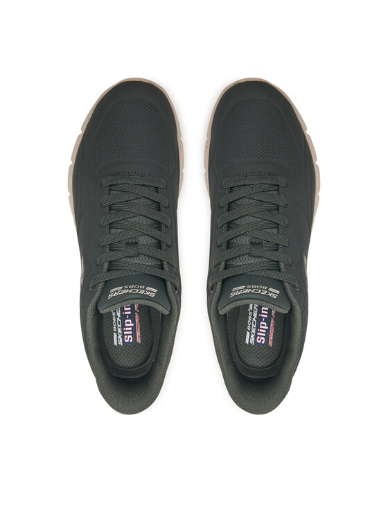 Skechers Skechers Sneakersy Bobs B Flex 118116 Zielony ciemny
