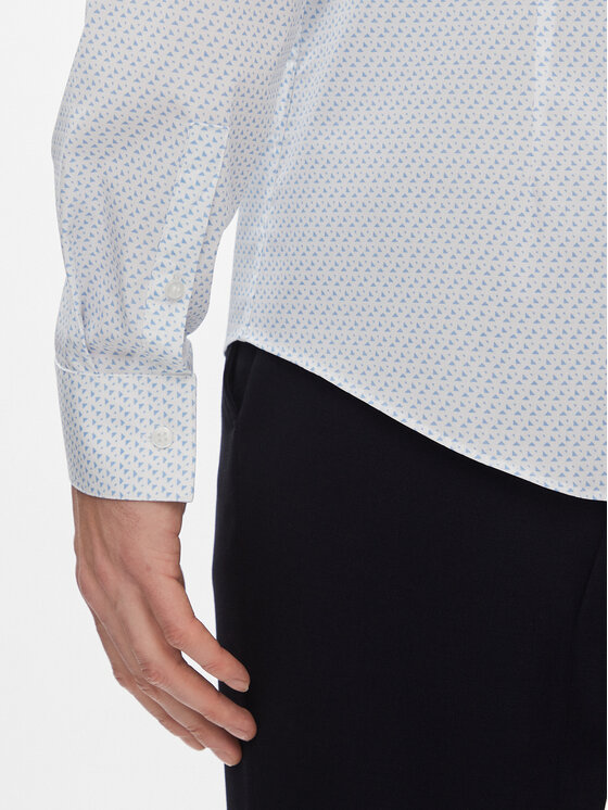 Calvin Klein Calvin Klein Πουκάμισο K10K112311 Λευκό Slim Fit