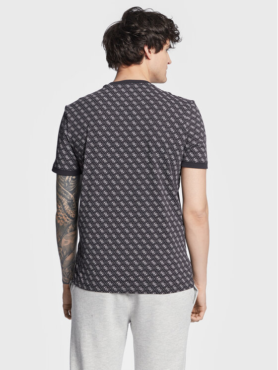 Guess Guess Футболка Jamey Z2BI09 J1314 Чорний Regular Fit
