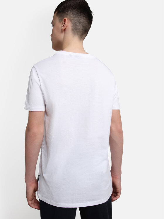 Napapijri Napapijri T-krekls NP0A4GEH D Balts Regular Fit