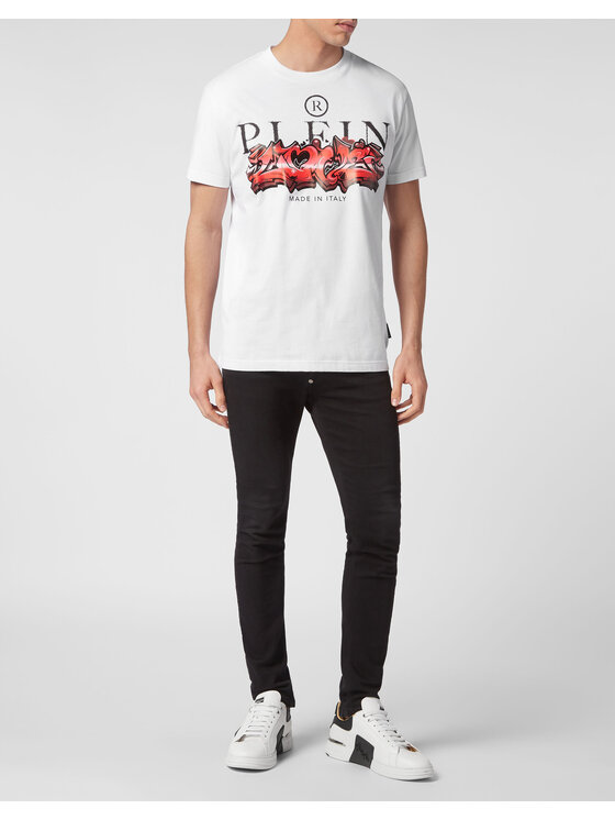 PHILIPP PLEIN PHILIPP PLEIN T-shirt 3915 Bianco Regular Fit