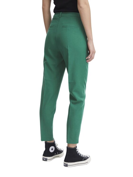 ICHI ICHI Pantaloni da donna IHLEXI PA3 Verde Regular Fit