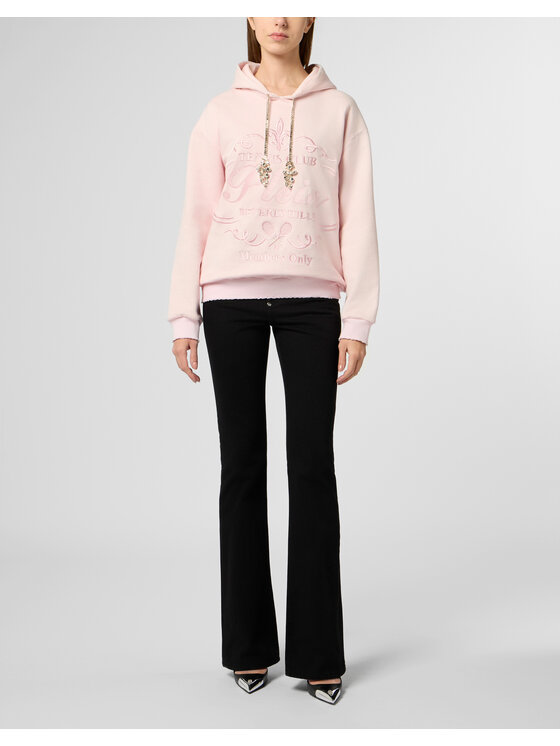 PHILIPP PLEIN PHILIPP PLEIN Bluza 30518 Różowy Regular Fit