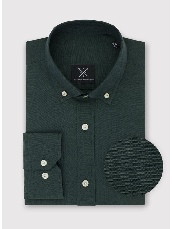 Pako Lorente Pako Lorente Koszula P24WF-1X-029 Zielony Classic Fit