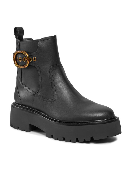 Kurt Geiger Kurt Geiger Kotníková obuv s elastickým prvkem 225-Mayfair Chelsea Boot 625700109 Černá