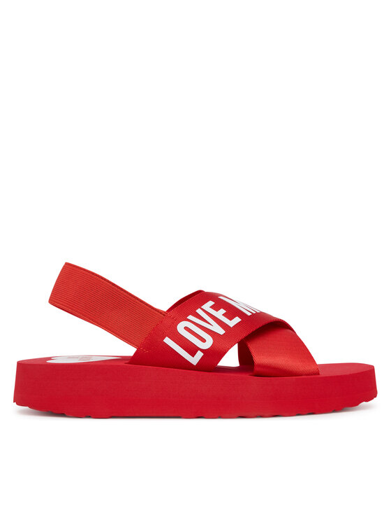 Sandale LOVE MOSCHINO JA16214G0MIX5500 Roșu