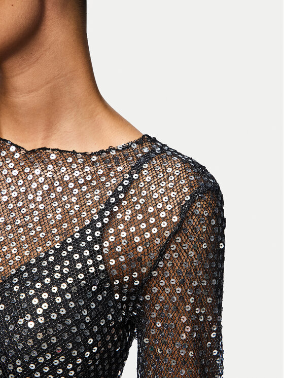 Pieces Pieces Palaidinė Rissi 17153282 Sidabrinė Regular Fit