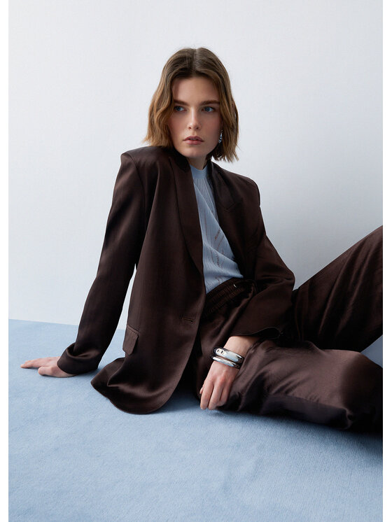 Liu Jo Liu Jo Giacca da abito CA6146T450AP9576 Marrone Regular Fit