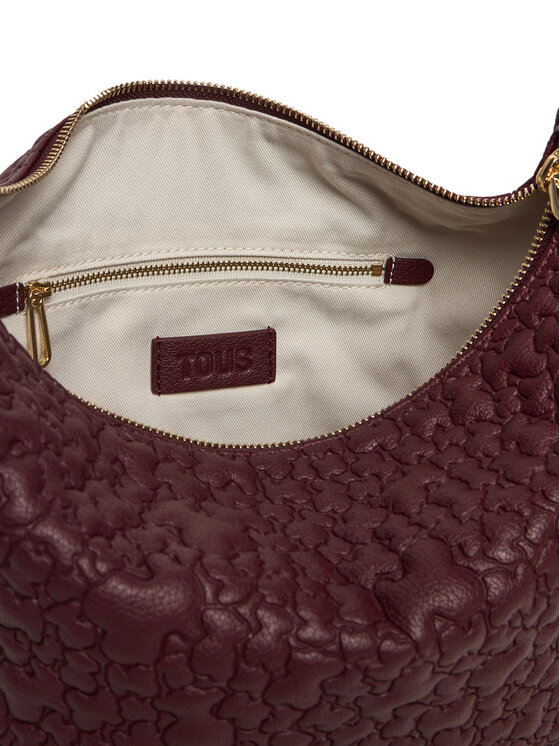 TOUS TOUS Ročna torba Puffy Bear 2002304921 Bordo rdeča