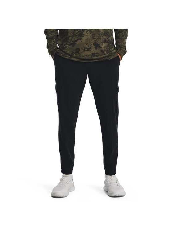 Spodnie dresowe, rozmiar L, Czarne, Stretch Woven Cargo Pants