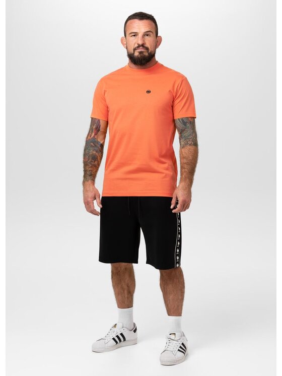 PITBULL PITBULL T-Shirt SCOTT Pomarańczowy Regular Fit