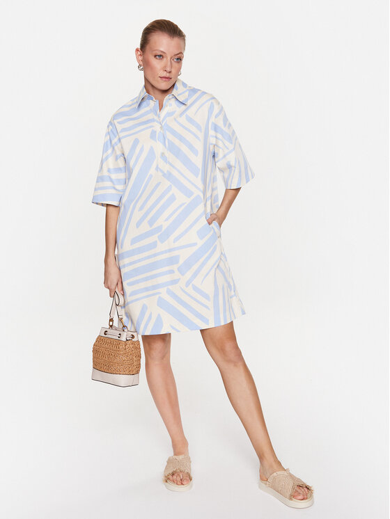 Seidensticker Seidensticker Rochie de zi 60.135012 Albastru Regular Fit
