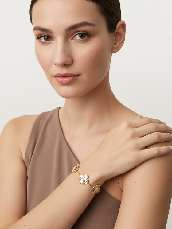 Guess Guess Bransoletka JUBB05 501JW Złoty