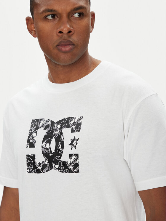 DC DC T-shirt ADYZT05461 Bianco Regular Fit