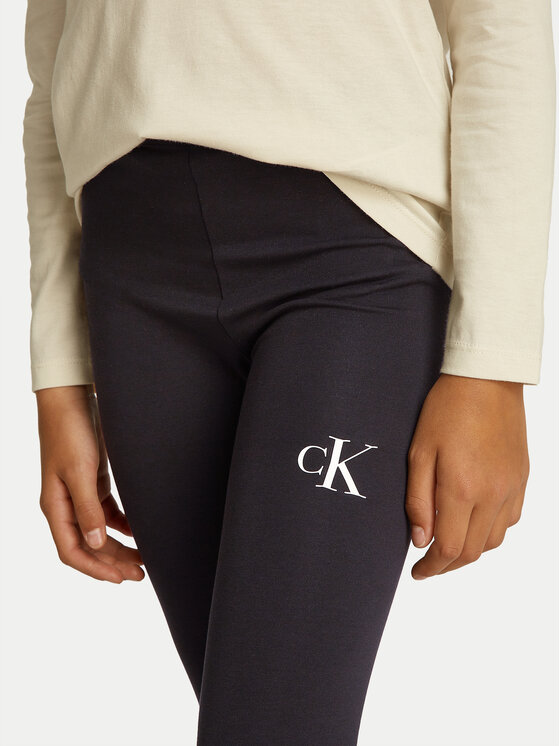 Calvin Klein Jeans Calvin Klein Jeans Legginsy IG0IG02137 D Czarny Slim Fit