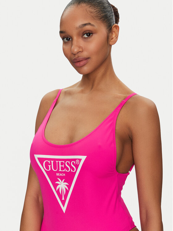 Guess Guess Strój kąpielowy E4GJ48 LY00K Różowy