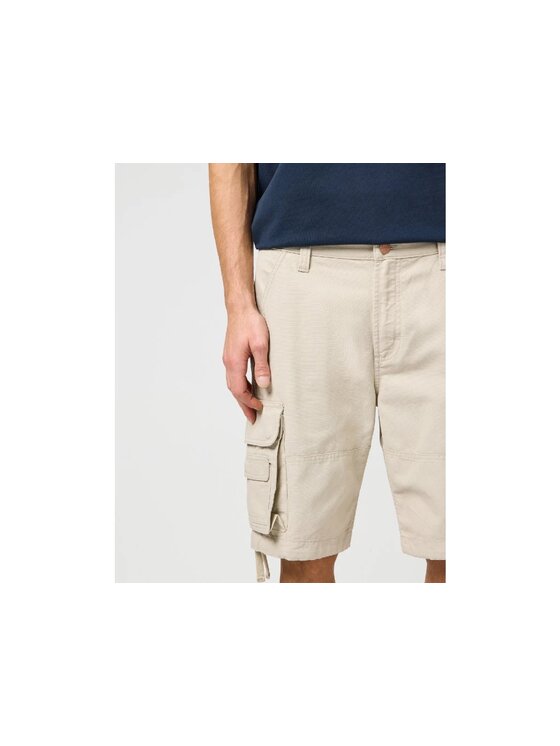Wrangler Wrangler Pantaloncini di tessuto CJ CARGO Beige Straight Fit