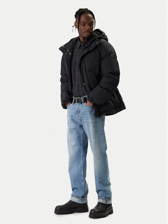 Gant Gant Пуховик 7006567 Чорний Regular Fit