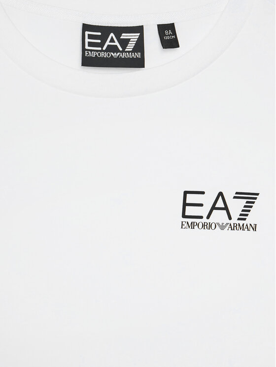 EA7 Emporio Armani EA7 Emporio Armani T-Shirt 7B000020 AF10378 U0002 Biały Regular Fit
