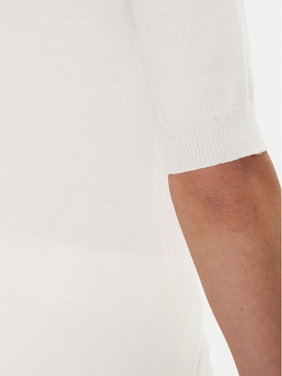 Max Mara Leisure Max Mara Leisure Πουλόβερ Cima 24263660 Λευκό Regular Fit