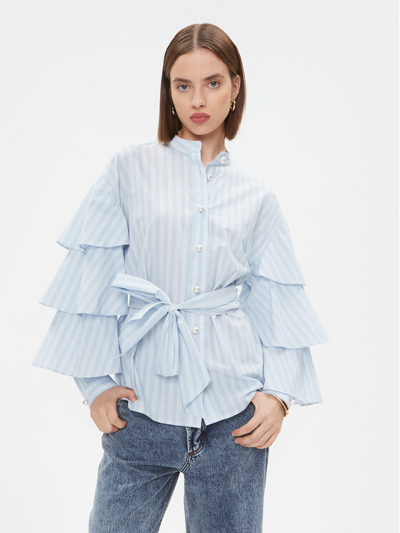 Custommade Custommade Сорочка Deena 999314220 Кольоровий Regular Fit