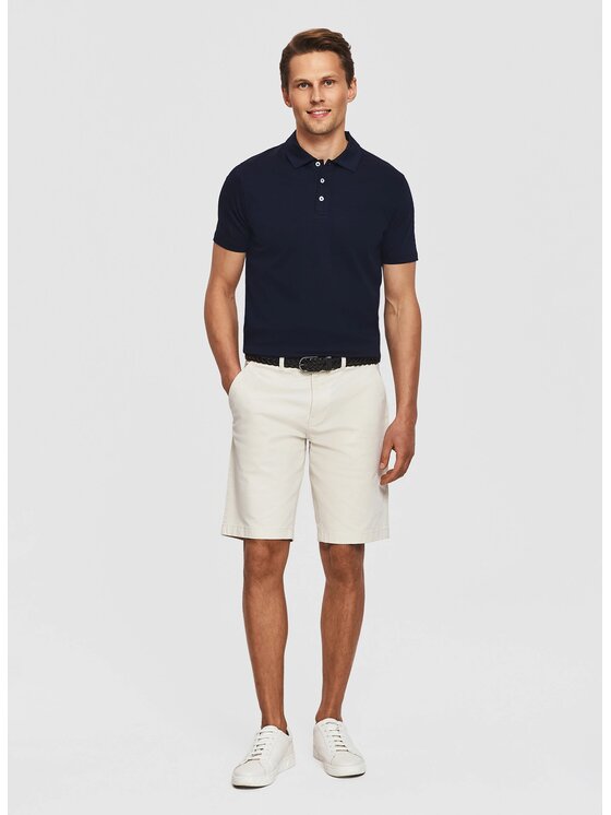 Pako Lorente Pako Lorente Polo P26SF-TX-015 Granatowy Classic Fit