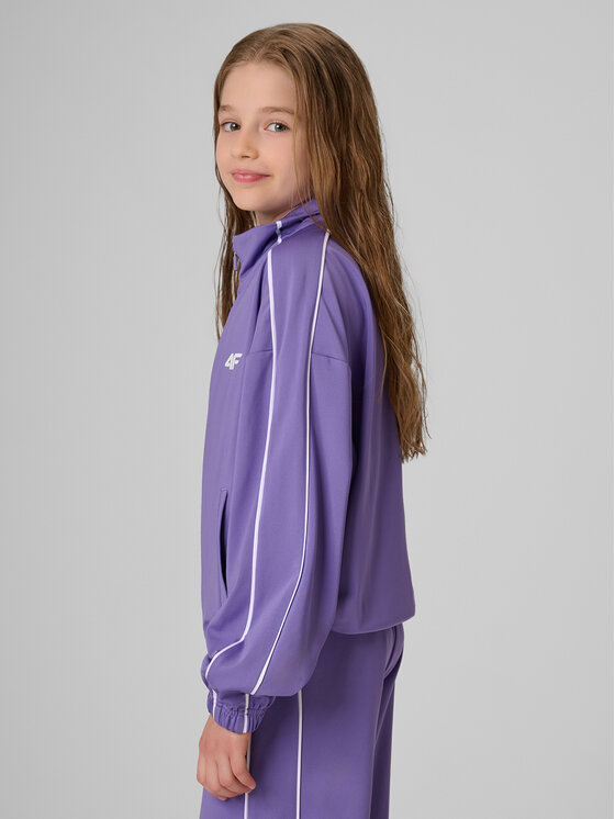 4F 4F Bluza AQUA FORCE Fioletowy Loose Fit
