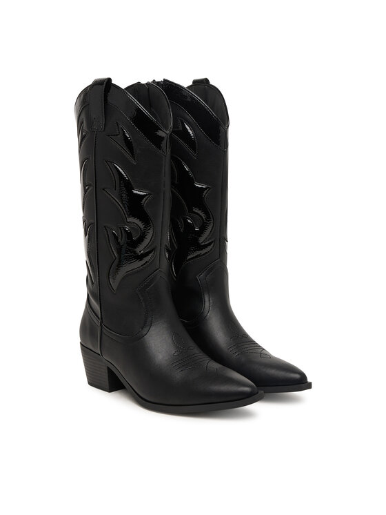 Aldo Aldo Каубойски обувки Nebraska 14448230 Черен