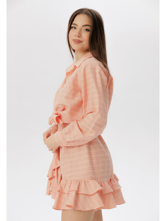 LAURELLA LAURELLA Každodenné šaty 4SS098 Oranžová Regular Fit