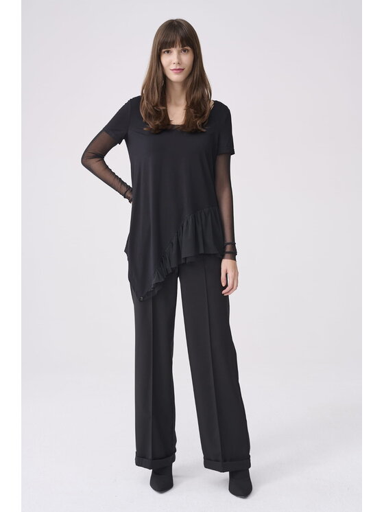 blue shadow blue shadow Bluzka Alajn BS Czarny Standard Fit