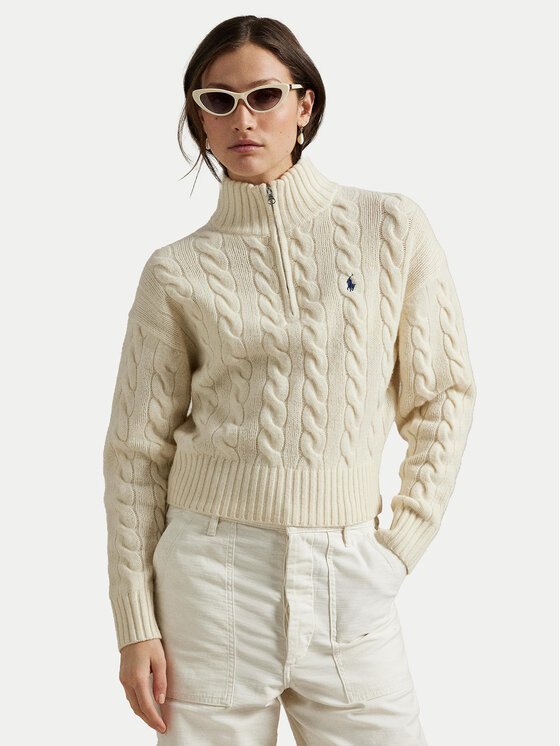Polo Ralph Lauren Polo Ralph Lauren Džemper 211972130003 Écru Relaxed Fit