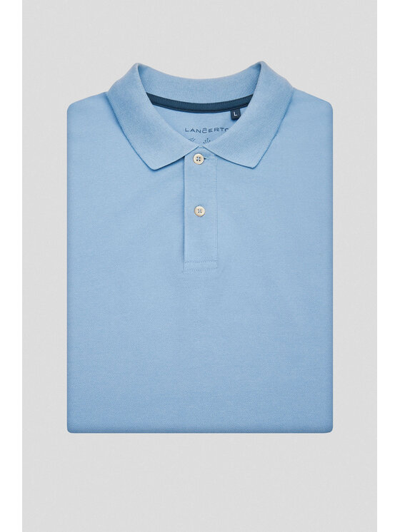 Lancerto Lancerto Polo Cassian PO073125000002 Niebieski Regular Fit