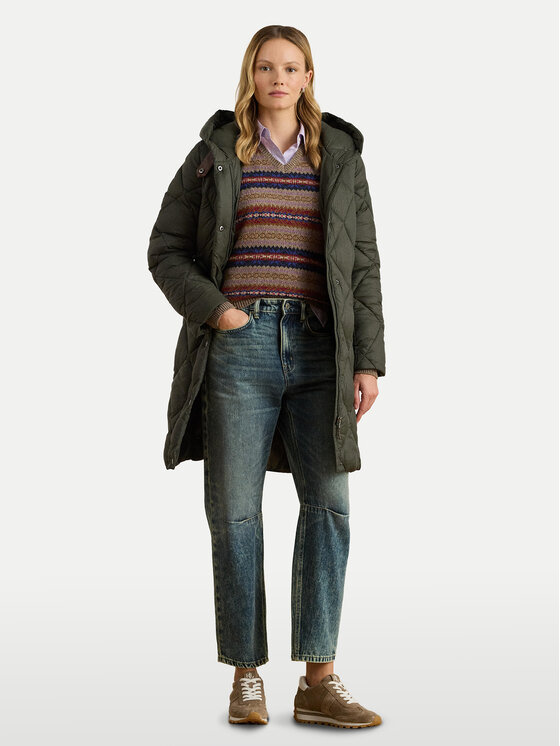 LAUREN RALPH LAUREN LAUREN RALPH LAUREN Pehelykabát 297P04087002 Zöld Regular Fit
