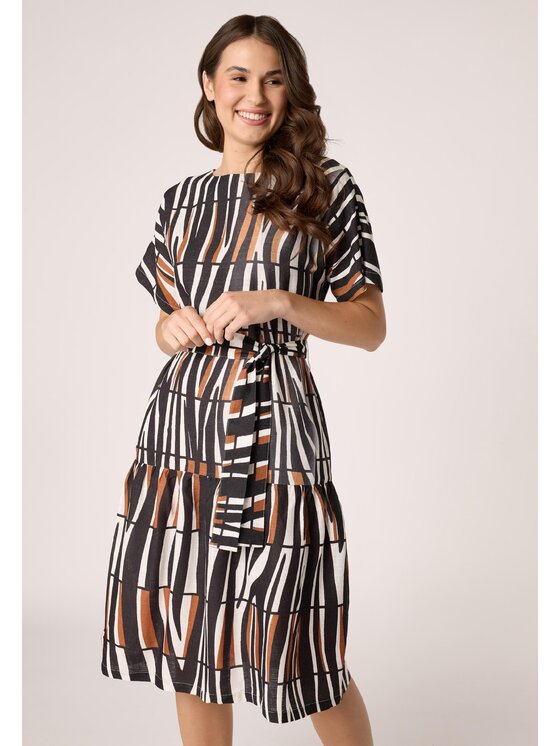 QUIOSQUE QUIOSQUE Každodenní šaty QUIOSQUE 4SH011228 Barevná Regular Fit