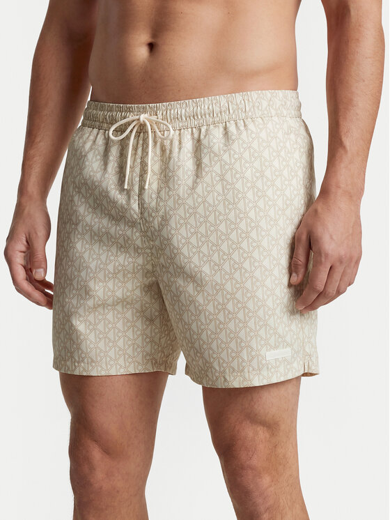 Calvin Klein Swimwear Calvin Klein Swimwear Plavecké šortky LV00N61027 Écru