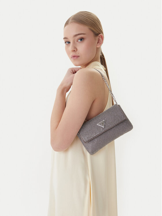 Guess Guess Дамска чанта HWRY93 50700 Сребрист